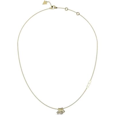 Guess Halsschmuck, - Stylish Gold Plated Tiny Dancer Pendant Necklace JUBN04646JWYGT/U Guess Halsschmuck, - Stylish Gold Plated Tiny Dancer Pendant Necklace JUBN04646JWYGT/U