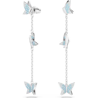 Swarovski, Ohrringe, Lilia Drop Ohrhänger Schmetterling Blau, (Swarovski Metall) Swarovski, Ohrringe, Lilia Drop Ohrhänger Schmetterling Blau, (Swarovski Metall)