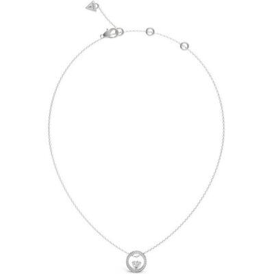 Guess Halsschmuck, - Elegant steel necklace M'ama Non M'ama JUBN04665JWRHT/U, (Stahl) Guess Halsschmuck, - Elegant steel necklace M'ama Non M'ama JUBN04665JWRHT/U, (Stahl)