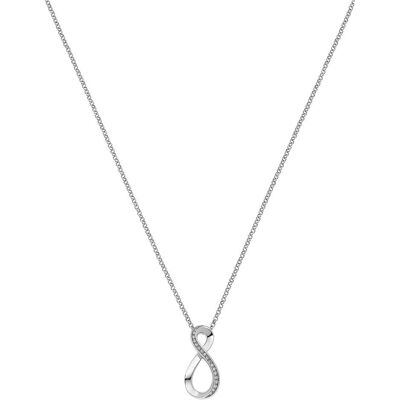 Jette, Halsschmuck, Kette INFINITY, (925er Silber rhodiniert, 45 cm) Jette, Halsschmuck, Kette INFINITY, (925er Silber rhodiniert, 45 cm)