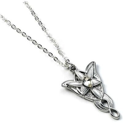 Carat, Halsschmuck, LE SEIGNEUR DES ANNEAUX - Evenstar - Collier, (925 Sterling Silber-Beschichtung, Zinklegierung) Carat, Halsschmuck, LE SEIGNEUR DES ANNEAUX - Evenstar - Collier, (925 Sterling Silber-Beschichtung, Zinklegierung)