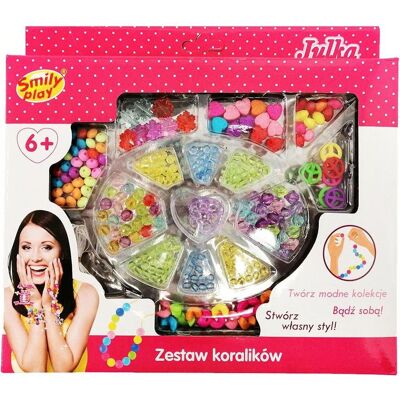 Smily, Schmuck Set, Beads set, Mehrfarbig Smily, Schmuck Set, Beads set, Mehrfarbig