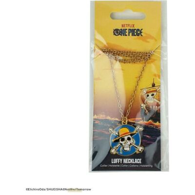 Cinereplicas, Halsschmuck, One Piece Halskette & Anhänger Luffy, (Metall) Cinereplicas, Halsschmuck, One Piece Halskette & Anhänger Luffy, (Metall)