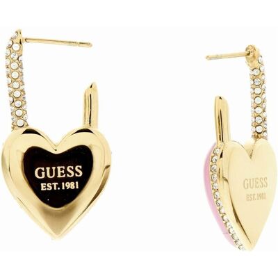 Guess Ohrringe, Damenohrringe JUBE04203JWYGPKT-U 1,5 cm, (Edelstahl) Guess Ohrringe, Damenohrringe JUBE04203JWYGPKT-U 1,5 cm, (Edelstahl)