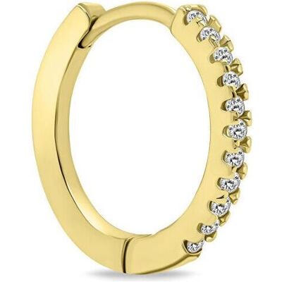 Brilio, Ohrringe, Single gold-plated hoop earring with zircons EA1281Y Brilio, Ohrringe, Single gold-plated hoop earring with zircons EA1281Y