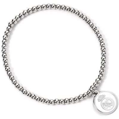 Armschmuck, Real Madrid silver bracelet, (18 cm, 925 Sterling Silber, Zinklegierung) Armschmuck, Real Madrid silver bracelet, (18 cm, 925 Sterling Silber, Zinklegierung)