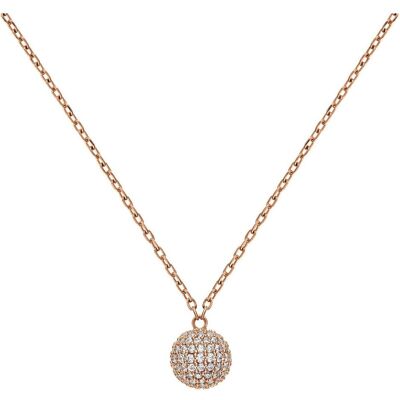 Daniel Wellington, Halsschmuck, Stylish bronze necklace with glittering ball Pavà DW00400625, (Bronze) Daniel Wellington, Halsschmuck, Stylish bronze necklace with glittering ball Pavà DW00400625, (Bronze)
