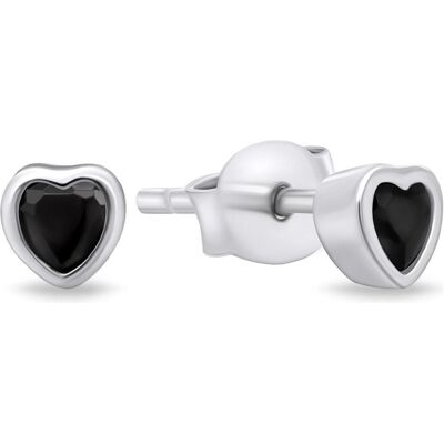 Brilio, Ohrringe, Silver - Delicate silver earrings with zircons Hearts EA599WBC, (Silber) Brilio, Ohrringe, Silver - Delicate silver earrings with zircons Hearts EA599WBC, (Silber)