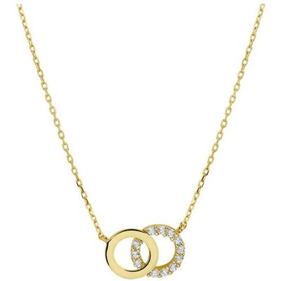 Marie, Halsschmuck, Celeste -Kette Zirkonia 40 - 42 - 44 cm - Gold, (14 Karat Gelbgold) Marie, Halsschmuck, Celeste -Kette Zirkonia 40 - 42 - 44 cm - Gold, (14 Karat Gelbgold)