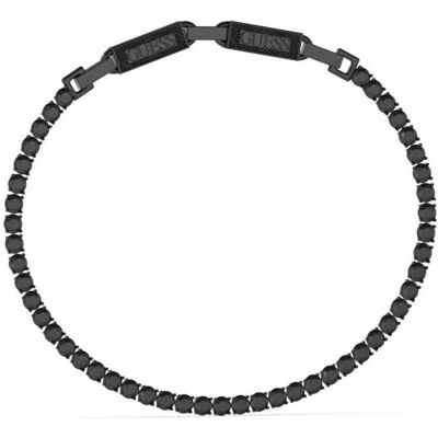 Guess Armschmuck, Eternity Heren Armband Staal - Zwart, (25 cm, Edelstahl) Guess Armschmuck, Eternity Heren Armband Staal - Zwart, (25 cm, Edelstahl)
