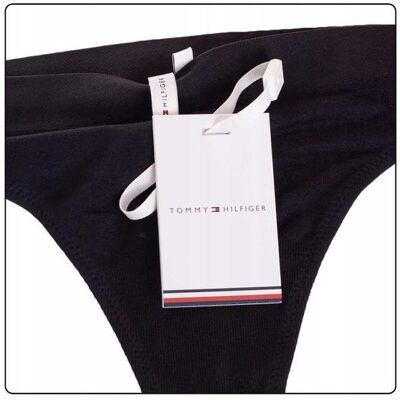 Tommy Hilfiger Damen, Unterhosen, Tommy Jeans Thong 3819 Black Grösse: M Farbe: Black, Schwarz, (Einzelpack, M) Tommy Hilfiger Damen, Unterhosen, Tommy Jeans Thong 3819 Black Grösse: M Farbe: Black, Schwarz, (Einzelpack, M)