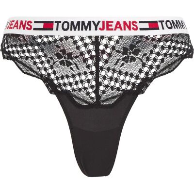 Tommy Hilfiger Damen, Unterhosen, Damen-Bikini, Schwarz, (Einzelpack, XS) Tommy Hilfiger Damen, Unterhosen, Damen-Bikini, Schwarz, (Einzelpack, XS)