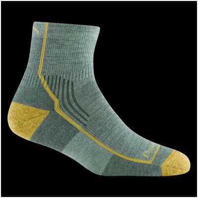 Darn Tough, Damen, Sportsocken, Women's Hiker 1/4 Midweight with Cushion (S), Gelb, Grün, Blau, Mehrfarbig Darn Tough, Damen, Sportsocken, Women's Hiker 1/4 Midweight with Cushion (S), Gelb, Grün, Blau, Mehrfarbig