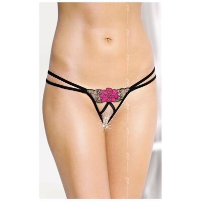 Softline, Damen, Unterhosen, Strings SoftLine Collection, Rosa, Schwarz, (Einzelpack, L, S) Softline, Damen, Unterhosen, Strings SoftLine Collection, Rosa, Schwarz, (Einzelpack, L, S)
