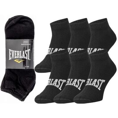 Everlast, Socken, Socken, Knöchelsocken, 6er-Pack, Schwarz, Schwarz, (6er Pack, 35 - 38) Everlast, Socken, Socken, Knöchelsocken, 6er-Pack, Schwarz, Schwarz, (6er Pack, 35 - 38)