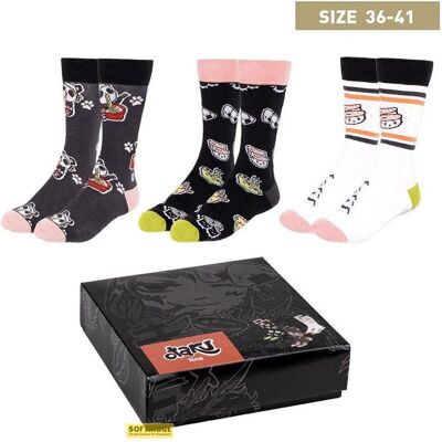 Cerdá, Unisex, Socken, Socken 3er-Pack Otaku 35-41, Mehrfarbig, (3er Pack, 35 - 41) Cerdá, Unisex, Socken, Socken 3er-Pack Otaku 35-41, Mehrfarbig, (3er Pack, 35 - 41)