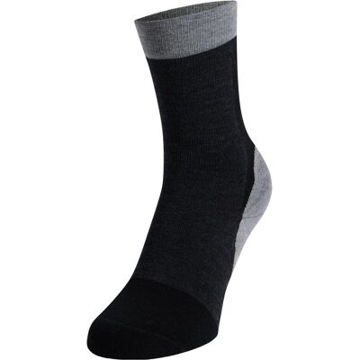 Odlo, Unisex, Sportsocken, Socks crew PERFORMANCE WOOL HIKE (45 - 47), Schwarz Odlo, Unisex, Sportsocken, Socks crew PERFORMANCE WOOL HIKE (45 - 47), Schwarz