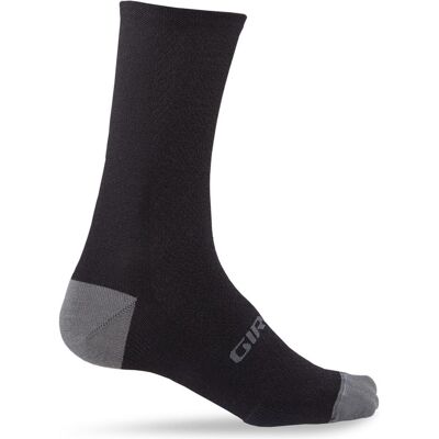 Giro, Unisex, Sportsocken, HRC+ Merino Sock (M), Schwarz, Grau Giro, Unisex, Sportsocken, HRC+ Merino Sock (M), Schwarz, Grau