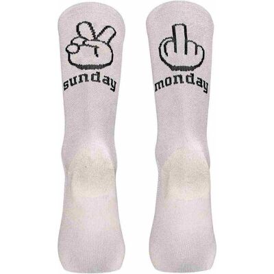 Northwave, Unisex, Sportsocken, Sunday Monday Sock (40 - 43), Weiss, Grau Northwave, Unisex, Sportsocken, Sunday Monday Sock (40 - 43), Weiss, Grau