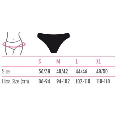 Masmi, Inkontinenzhygiene, Bio Inkontinenz Slip Schwarz Grösse: S - Reuse (1x, S) Masmi, Inkontinenzhygiene, Bio Inkontinenz Slip Schwarz Grösse: S - Reuse (1x, S)