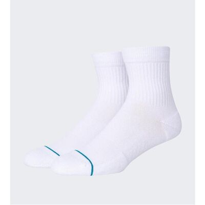 Stance, Herren, Socken, Icon Quarter Socken 1 Paar Weiss, Weiss, (Einzelpack, S) Stance, Herren, Socken, Icon Quarter Socken 1 Paar Weiss, Weiss, (Einzelpack, S)
