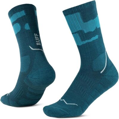 Buff, Unisex, Sportsocken, Merino Mw Crew Socks Teal (L), Blau, Grün, Türkis Buff, Unisex, Sportsocken, Merino Mw Crew Socks Teal (L), Blau, Grün, Türkis