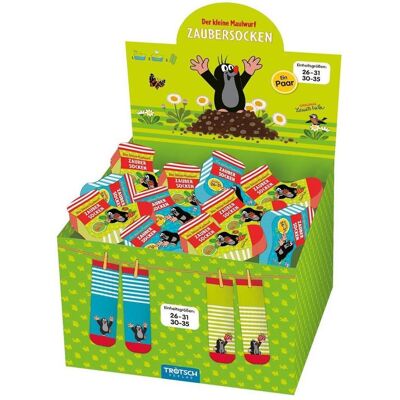 Trötsch, Socken, Der kleine Maulwurf - Zaubersocken (36er VE), (30 - 35) Trötsch, Socken, Der kleine Maulwurf - Zaubersocken (36er VE), (30 - 35)