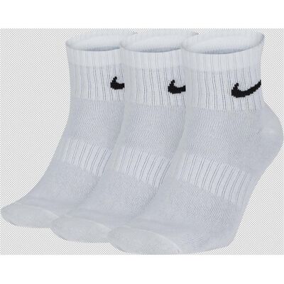 Nike, Herren, Socken, Everyday Lightweight Training Sock, Weiss, (3er Pack, 46 - 50) Nike, Herren, Socken, Everyday Lightweight Training Sock, Weiss, (3er Pack, 46 - 50)