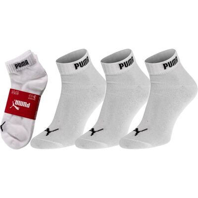 Puma Unisex, Socken, Quarter, Weiss, (3er Pack, 39 - 42) Puma Unisex, Socken, Quarter, Weiss, (3er Pack, 39 - 42)