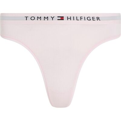 Tommy Hilfiger Damen, Unterhosen, Thong (Ext Sizes), Rosa, (Einzelpack, XS) Tommy Hilfiger Damen, Unterhosen, Thong (Ext Sizes), Rosa, (Einzelpack, XS)