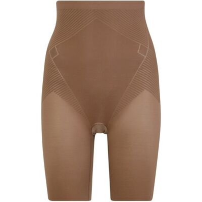Spanx, Damen, Unterhosen, Unsichtbare High-Waist-Mid-Thigh-Shorts, Braun, Beige, (Einzelpack, 3XL, XXL) Spanx, Damen, Unterhosen, Unsichtbare High-Waist-Mid-Thigh-Shorts, Braun, Beige, (Einzelpack, 3XL, XXL)