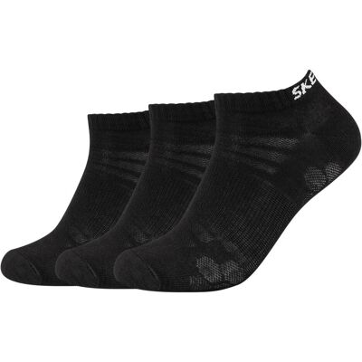 Skechers, Unisex, Socken, Mesh Ventilation, Schwarz, (3er Pack, 35 - 38) Skechers, Unisex, Socken, Mesh Ventilation, Schwarz, (3er Pack, 35 - 38)