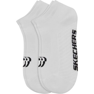 Skechers, Unisex, Socken, Basic - SK43024, Weiss, (2er Pack, 43 - 46) Skechers, Unisex, Socken, Basic - SK43024, Weiss, (2er Pack, 43 - 46)
