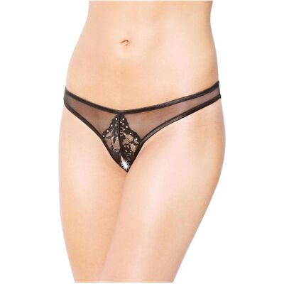 Softline, Damen, Unterhosen, Tanga 2442 - schwarz S/M, Schwarz, (Einzelpack, M, S) Softline, Damen, Unterhosen, Tanga 2442 - schwarz S/M, Schwarz, (Einzelpack, M, S)