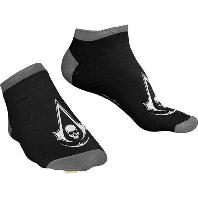 Cenega, Unisex, Socken, Knöchelsocken Good Loot Assassin's Creed Black Flag Resynced - Crest Schwarz, Schwarz, (Einzelpack, 39 - 46) Cenega, Unisex, Socken, Knöchelsocken Good Loot Assassin's Creed Black Flag Resynced - Crest Schwarz, Schwarz, (Einzelpack, 39 - 46)