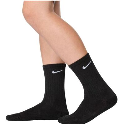 Nike, Jungen, Socken, Everyday Cush Crew Paar Kindersocken, Schwarz, (6er Pack, 38 - 42) Nike, Jungen, Socken, Everyday Cush Crew Paar Kindersocken, Schwarz, (6er Pack, 38 - 42)