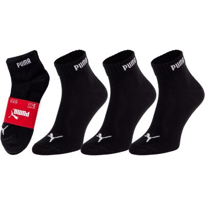 Puma Unisex, Socken, Quarter Socken, Schwarz, (3er Pack, 39 - 42) Puma Unisex, Socken, Quarter Socken, Schwarz, (3er Pack, 39 - 42)