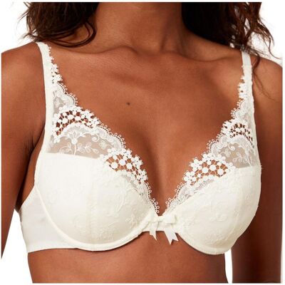 Simone Perele, BHs, Wish Triangel - Push-Up BH, Weiss, (Einzelpack, 70 A) Simone Perele, BHs, Wish Triangel - Push-Up BH, Weiss, (Einzelpack, 70 A)