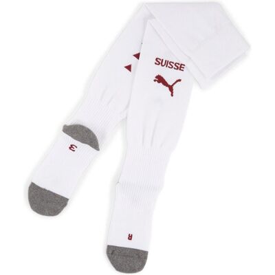 Puma Unisex, Sportsocken, Team SFV Stacked Logo Socks Replica (43 - 46), Weiss Puma Unisex, Sportsocken, Team SFV Stacked Logo Socks Replica (43 - 46), Weiss