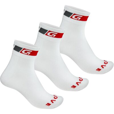 GripGrab, Unisex, Sportsocken, Regular Cut Socken 3-Pack (41), Weiss GripGrab, Unisex, Sportsocken, Regular Cut Socken 3-Pack (41), Weiss