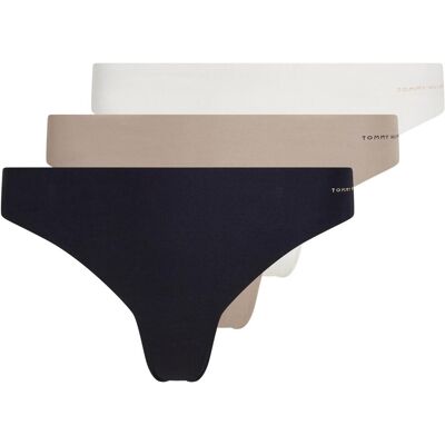 Tommy Hilfiger Damen, Unterhosen, Brazilian, Braun, Grau, Beige, (3er Pack, S) Tommy Hilfiger Damen, Unterhosen, Brazilian, Braun, Grau, Beige, (3er Pack, S)
