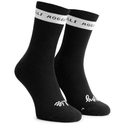 Rogelli, Sportsocken, CASUAL STRIPE socks black 36-39 (36 - 39), Schwarz Rogelli, Sportsocken, CASUAL STRIPE socks black 36-39 (36 - 39), Schwarz