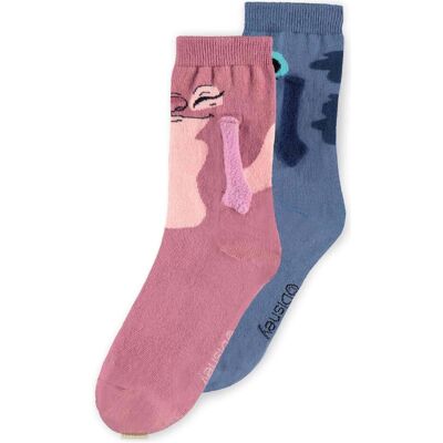 Difuzed, Unisex, Socken, Lily & Stitch - Let's Hold Hands Novelty Socks (1 pack) - 35/38, Mehrfarbig, (Einzelpack, 35 - 38) Difuzed, Unisex, Socken, Lily & Stitch - Let's Hold Hands Novelty Socks (1 pack) - 35/38, Mehrfarbig, (Einzelpack, 35 - 38)