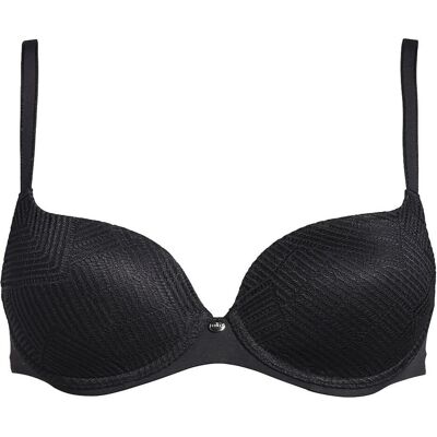 Chantelle, BHs, EasyFeel - Emma - Bedekkende T-Shirt bh - Zwart - D 80, Schwarz, (80 D) Chantelle, BHs, EasyFeel - Emma - Bedekkende T-Shirt bh - Zwart - D 80, Schwarz, (80 D)