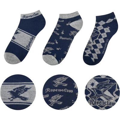 Cinereplicas, Unisex, Socken, Harry Potter: Ravenclaw (3 Paare), Mehrfarbig, (3er Pack, 35 - 42, 42 - 45) Cinereplicas, Unisex, Socken, Harry Potter: Ravenclaw (3 Paare), Mehrfarbig, (3er Pack, 35 - 42, 42 - 45)