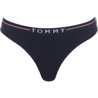Tommy Hilfiger Damen, Unterhosen, Tanga Sportswear - 75233, Blau, (Einzelpack, XS) Tommy Hilfiger Damen, Unterhosen, Tanga Sportswear - 75233, Blau, (Einzelpack, XS)