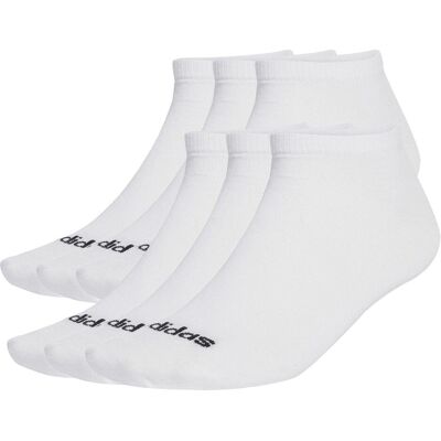 Adidas Unisex, Sportsocken, Linear Crew Socken gepolstert, 6 Paar (34 - 36), Weiss Adidas Unisex, Sportsocken, Linear Crew Socken gepolstert, 6 Paar (34 - 36), Weiss