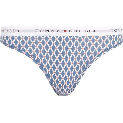 Tommy Hilfiger Damen, Unterhosen, Bikinihöschen für Damen, Blau, (Einzelpack, XS) Tommy Hilfiger Damen, Unterhosen, Bikinihöschen für Damen, Blau, (Einzelpack, XS)
