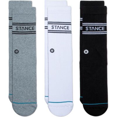 Stance, Unisex, Socken, Basic Crew, Grau, Weiss, Schwarz, (Einzelpack, 35 - 37) Stance, Unisex, Socken, Basic Crew, Grau, Weiss, Schwarz, (Einzelpack, 35 - 37)