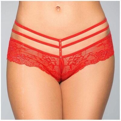 Softline, Damen, Unterhosen, Strings Collection, Rot, (Einzelpack, L, M) Softline, Damen, Unterhosen, Strings Collection, Rot, (Einzelpack, L, M)